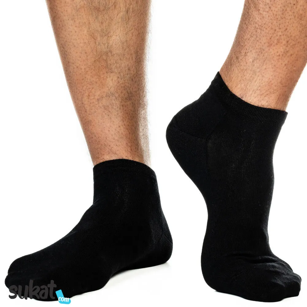 Lyhytvartiset bambusukat - 2 pr-pkt - Kaksikerrospohja Lyhytvartiset bambusukat - 2 pr-pkt - Kaksikerrospohja