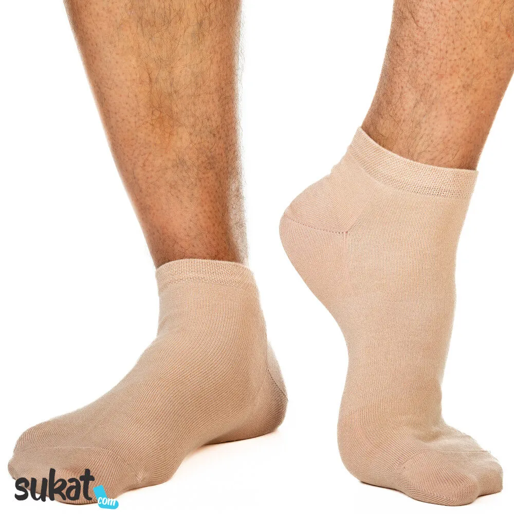 Lyhytvartiset bambusukat - 2 pr-pkt - Kaksikerrospohja Lyhytvartiset bambusukat - 2 pr-pkt - Kaksikerrospohja