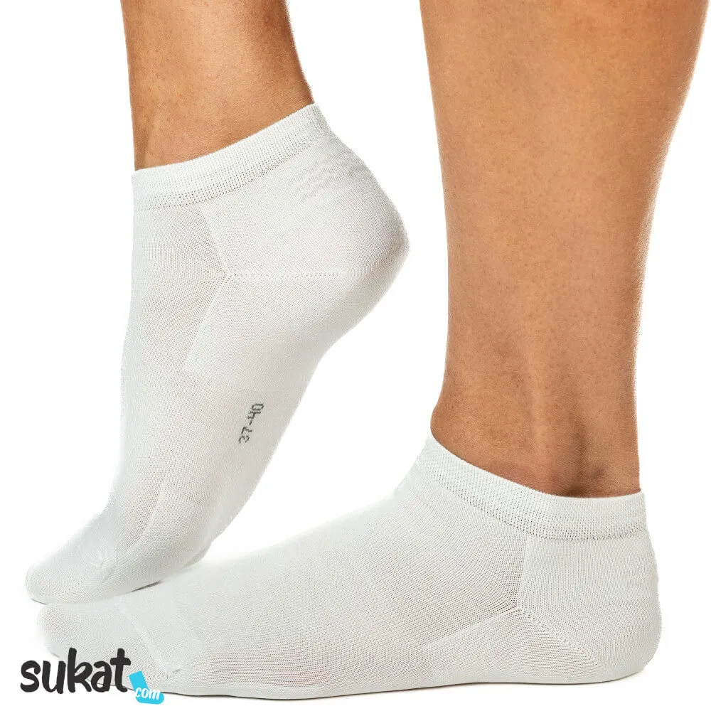 Lyhytvartiset bambusukat - 2 pr-pkt - Kaksikerrospohja Lyhytvartiset bambusukat - 2 pr-pkt - Kaksikerrospohja