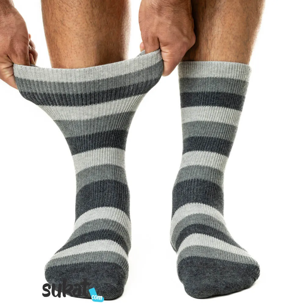 Kiristämättömät puuvillasukat - Raidat Kiristämättömät puuvillasukat - Raidat